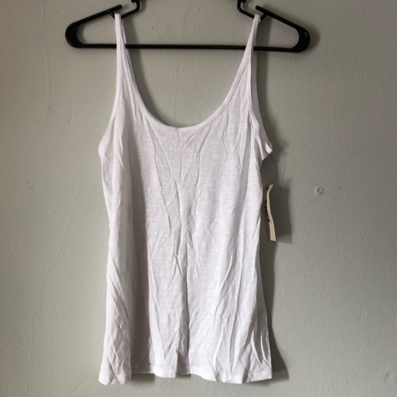 sheer white tank